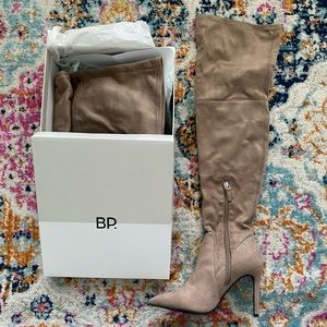BP Tan Over the Knee Boots